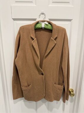J.Crew Factory 100% cotton Schoolboy sweater-blazer
